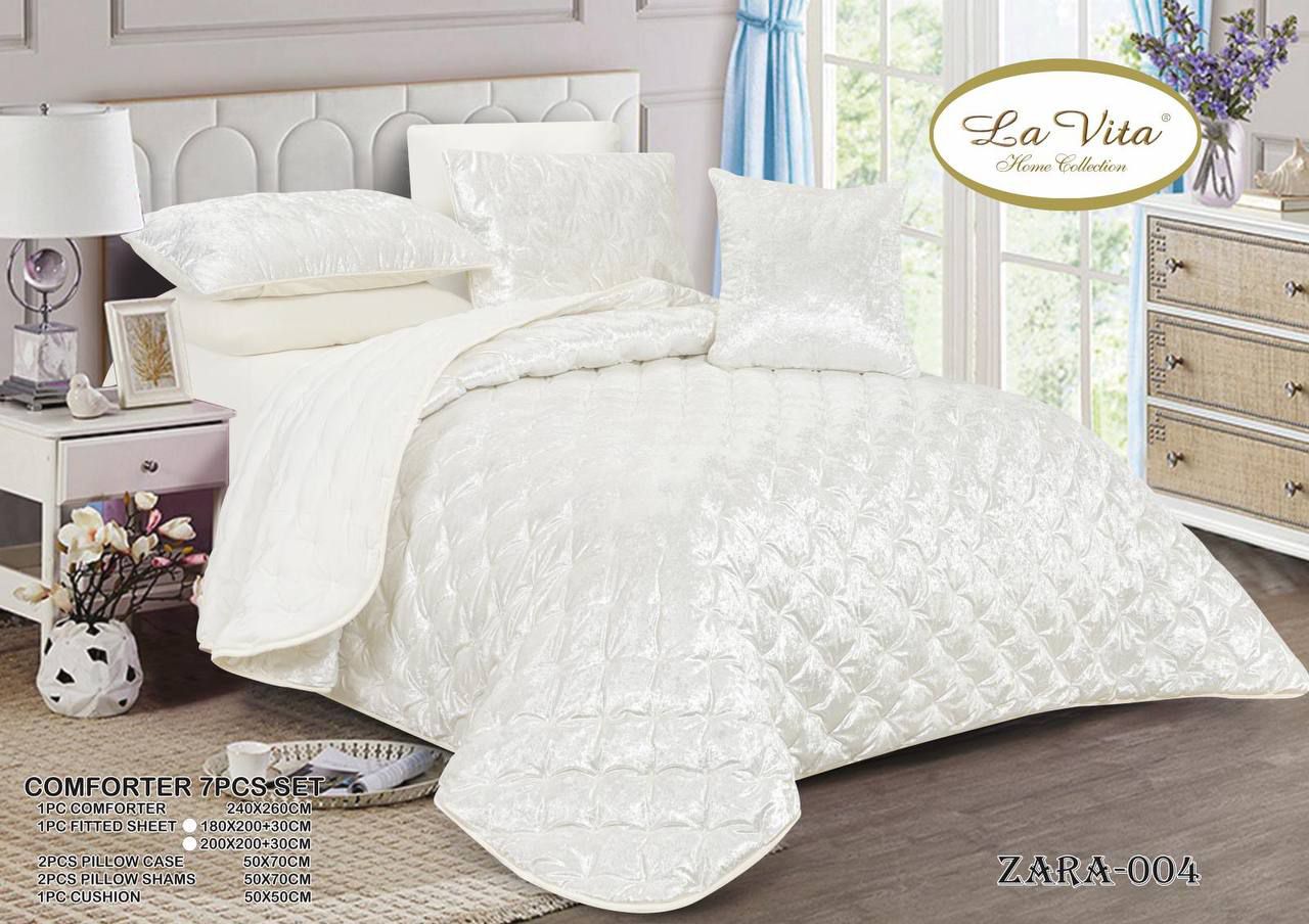روتختی مخمل ترک عروس ۷ تکه مدل Zara